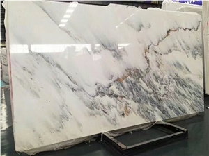 Polished White Ink Marble for Wall and Floor Tiles