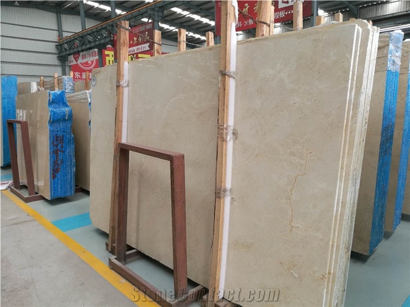 Sago Beige Marble Slabs/Floor and Wall Covering Interior Decoration