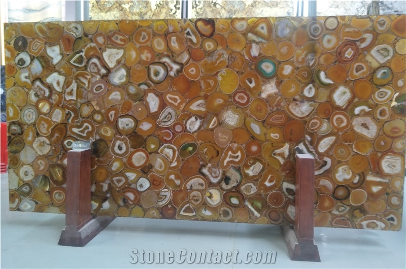 Semiprecious Stone Tiles,Entrance Backdrop Decoration