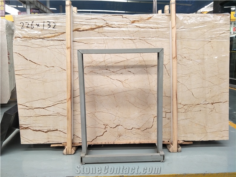 Sofita Beige Marble Tiles Slabs, Table Tops, Square Stone Tabletop