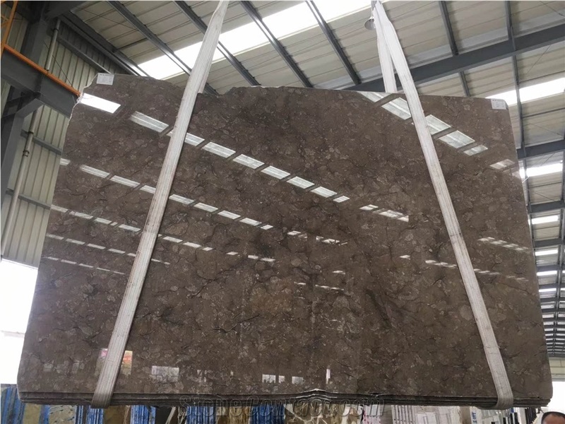 The Milky Way Star River Marble Dark Brown Slabs for Wall Covering