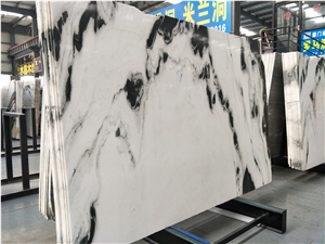 White Marble with Black Veins Marble for Bookmatch,Hotel Floor,Tv Set