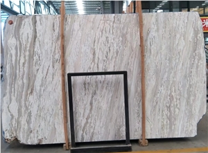 White Marble with Grey Vein for Wall and Floor Application