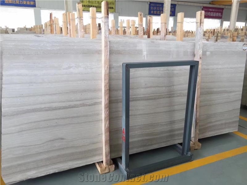 White Wood Marble Slab&Tile,Serpegiante Grey Marble for Engineering