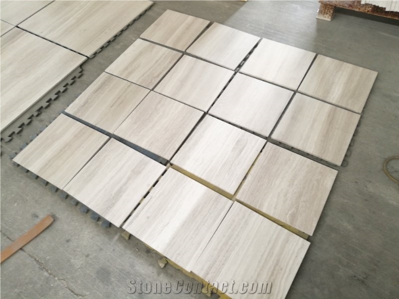 Wooden Grains Marble Polished Covering Slabs and Tiles for Sale