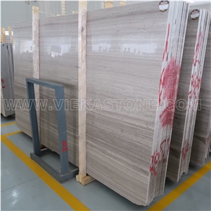 Grey Wood Grain Marble Slabs & Tiles, Chinese Wooden Grey Vein Marble