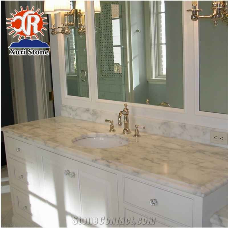 Alabama White Marble Commercial Bath Counter Top