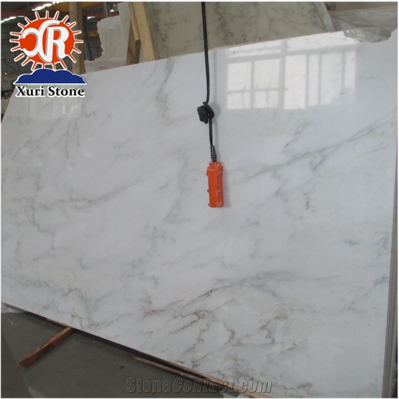 Beautiful Oriental White Marble with Grey Veins
