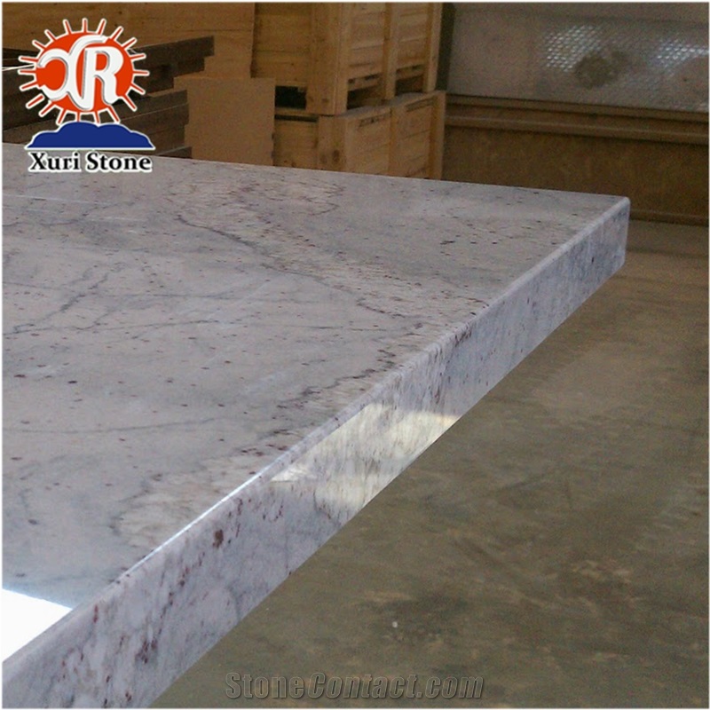 Cheaper River White Solid Color Granite Countertop Fujian Nan An
