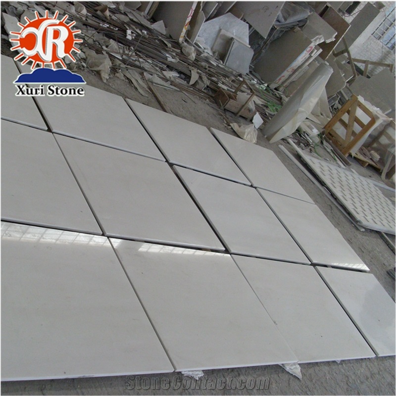 Chinese Good Quality Sivec Polished White Marble Floors Decoration