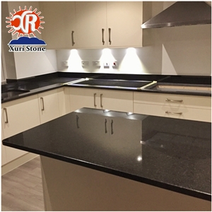 Direct Facotry Prefabricated Kitchen Black Pearl Pre Cut Granite