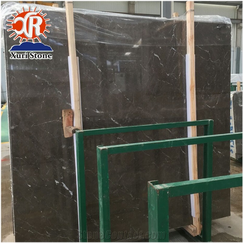 Natural Grey Marble Cyprus Ash Marble Slabs for Project