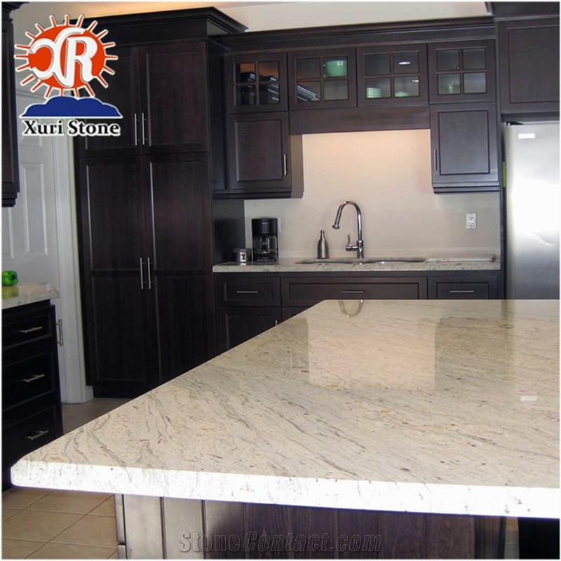 River White Granite Counter Tops, White Granite Kitchen Countertops Cost