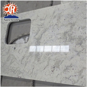 Sri Lanka Block Sources Andromeda White Granite Prefab Countertop