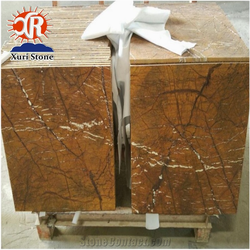 Tropical Rainforest Brown Marble Popular for Luxury Decoration