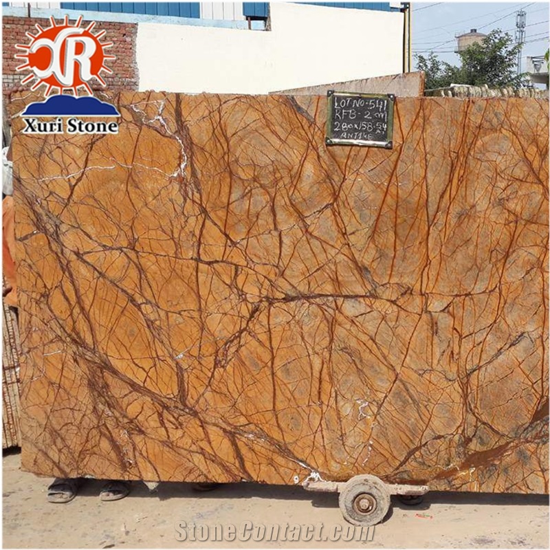 Wholesale Rain Forest Brown Marble Tile and Slab Price