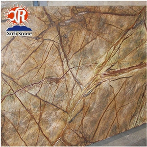 Wholesale Rain Forest Brown Marble Tile and Slab Price