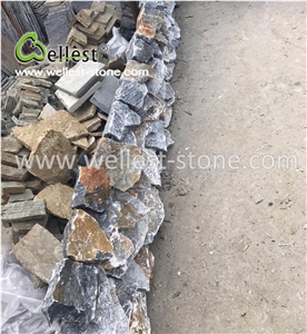 Black Limestone Corner Stone for Exterior Wall Siding Cladding