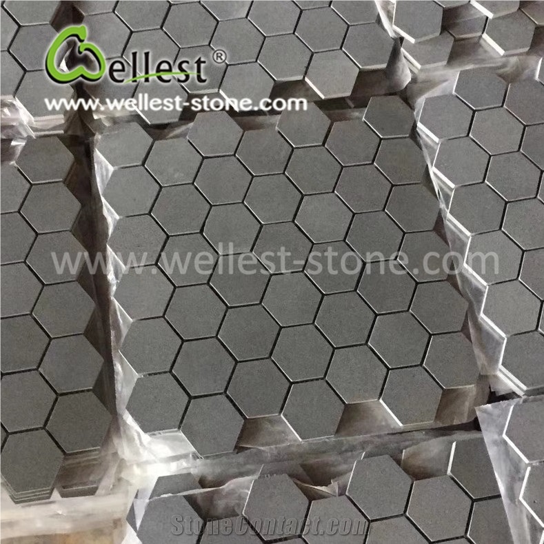 Different Shape Of Basalt Mosaic for Kitchen Bathroom Washing Room