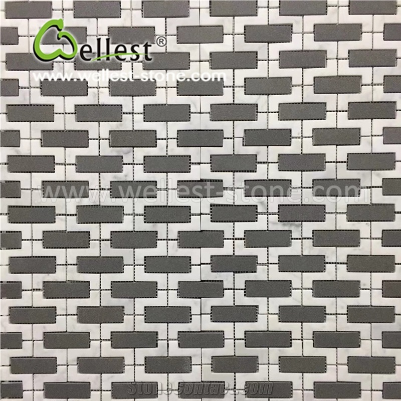Different Shape Of Basalt Mosaic for Kitchen Bathroom Washing Room
