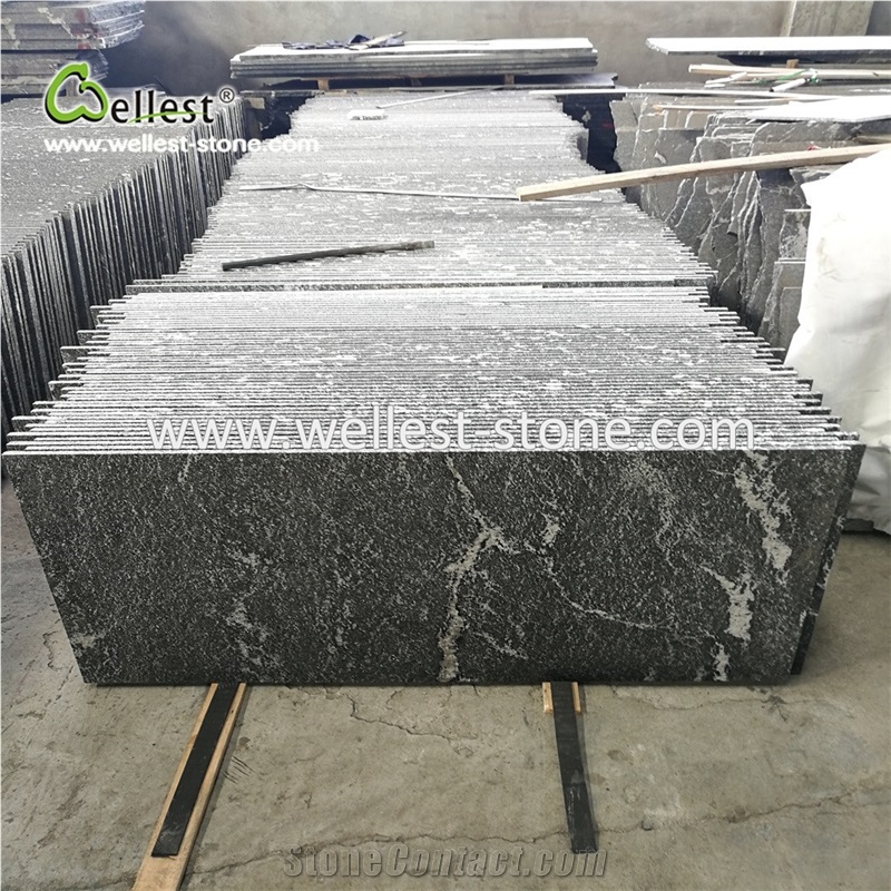 Flamed Finish Granite Tile Small Slabs for Floor and Wall Paving