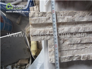 Golden Travertine Ledge Stone/Culture Stone Floor Tile Natural Split
