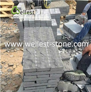 Hainan Grey Basalt Floor Tile with Natural Split and Other Sawn Cut