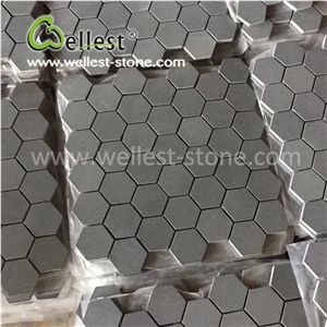 Hexagon Basalt Mosaic for Kitchen Bathroom Washing Room