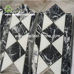 Polished Marbles Mosaic Tile,Mosaic Pattern Wall and Floor Mosaic
