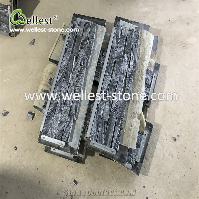Rough Finish Marble Stacked Stone Veneer for Exterior Wall Decor