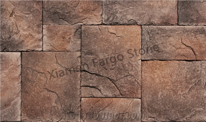 Fargo Artificial Castle Stone, Faux Castle Wall Stone, Manmade Stone