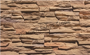 Fargo Artificial Stacked Wall Stone Panel, Faux Stacked Stone Veneer