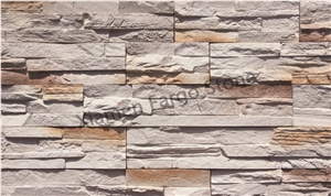 Fargo Artificial Stone Veneer, Grey Manmade Wall Stone Panel