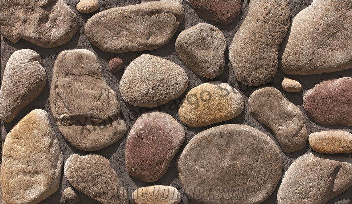 Fargo Faux Rock Stone, Manmade Wall Pebble, Feature Wall Pebble