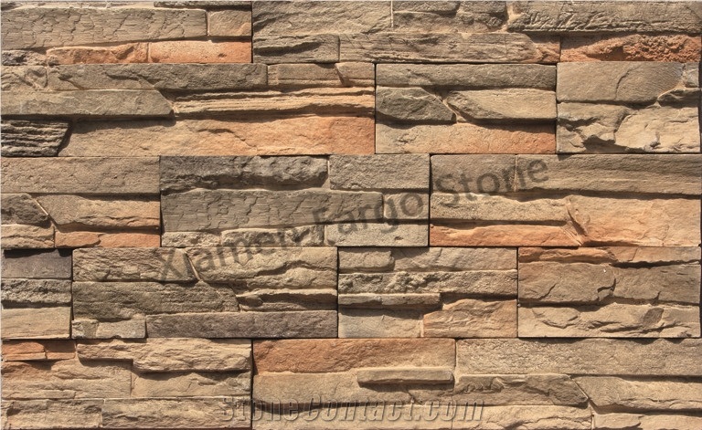Fargo Faux Stone Panels, Artificial Wall Cladding Stone,Manmade Stone