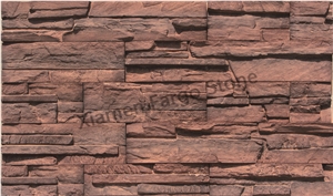 Fargo Faux Stone Penal, Brown Artificial Stone Veneer, Culture Stone