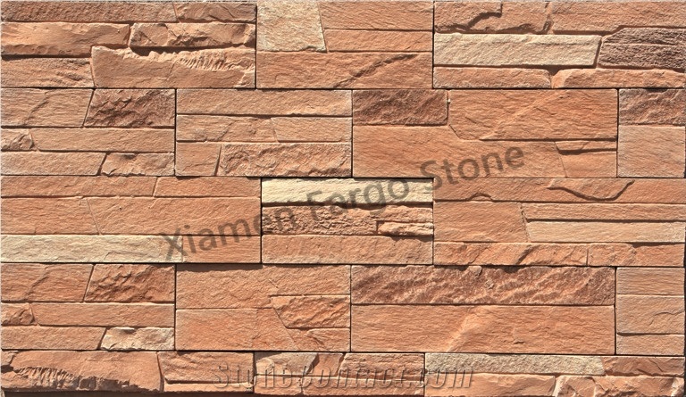 Fargo Faux Wall Stone, Manufactured Stone Veneer, Manmade Culturestone