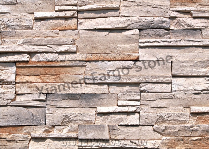 Fargo Manufactured Stone Veneer, Cement Faux Stone Wall Panels