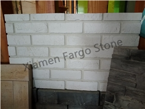 Fargo White Bricks, Antique Wall Covering Brick, Retaining Wall Brick