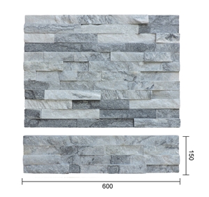 Gray Quartzite Stone Natural Culture Stone for Wall Cladding