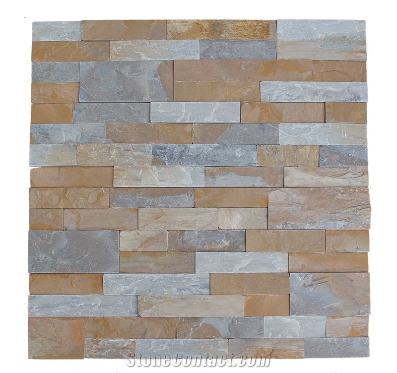 Natural Stone Rusty Culture Slate Venner/ Ledges for Wall Cladding