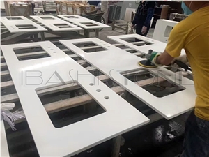 Artificial Quartz Kitchen Countertops, Prefabricated Countetops