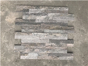 Grey Quartzite Stacked Stone,Natural Culture Stone, Ledge Stone
