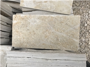 White Quartzite Wall Tiles in Natural Surface Natural Thickness