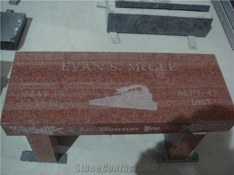 China Granite Monument&Tombstone Manufacturer Memorial Bench