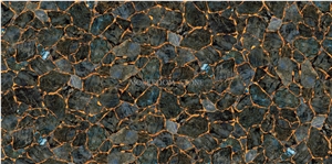 Blue Labradorite,Semi Precious Stone Slab, Gemstone Slab