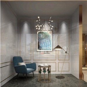 Living Room Wall Design Glazed Onyx Porcelain Tile