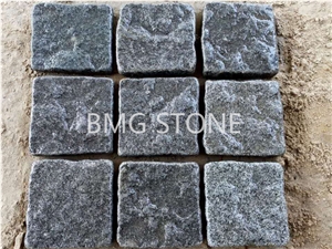Grey Granite Cube Stone Paver,Cobble Stone Natural Split