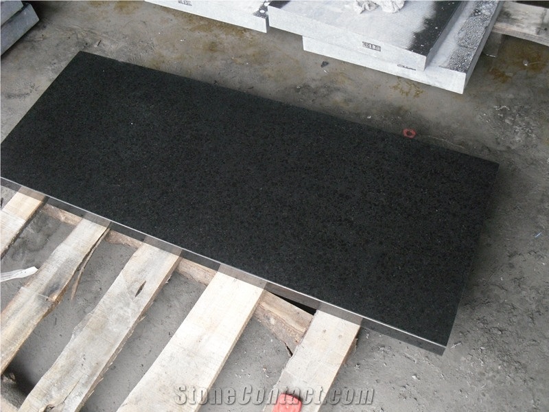 New Black G684 Granite Countertops,Fuding Black Kitchen Top