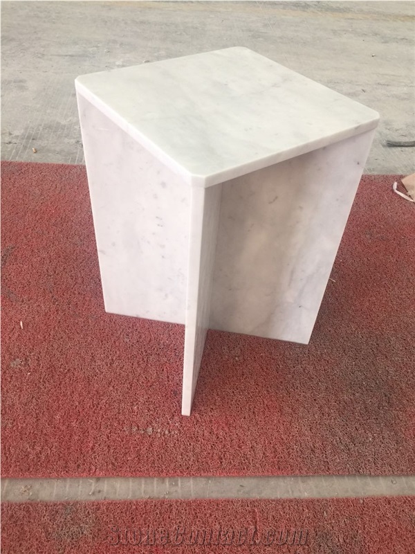 White Marble Chair, White Jade Furniture